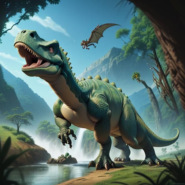 The land before time dinosaurs realistic 4k