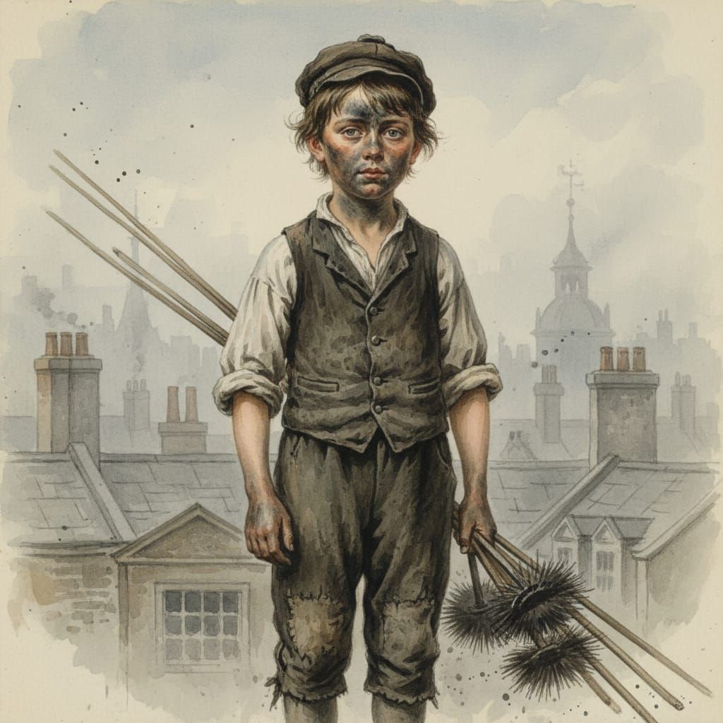 chimney sweep boy  by @AnC
