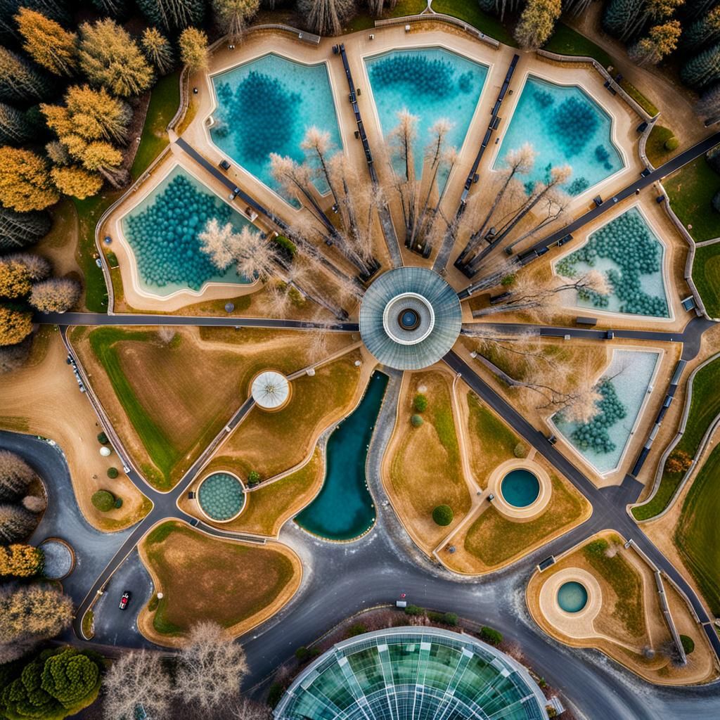 Dreamy Crystal Gardens Unfold in the Distance