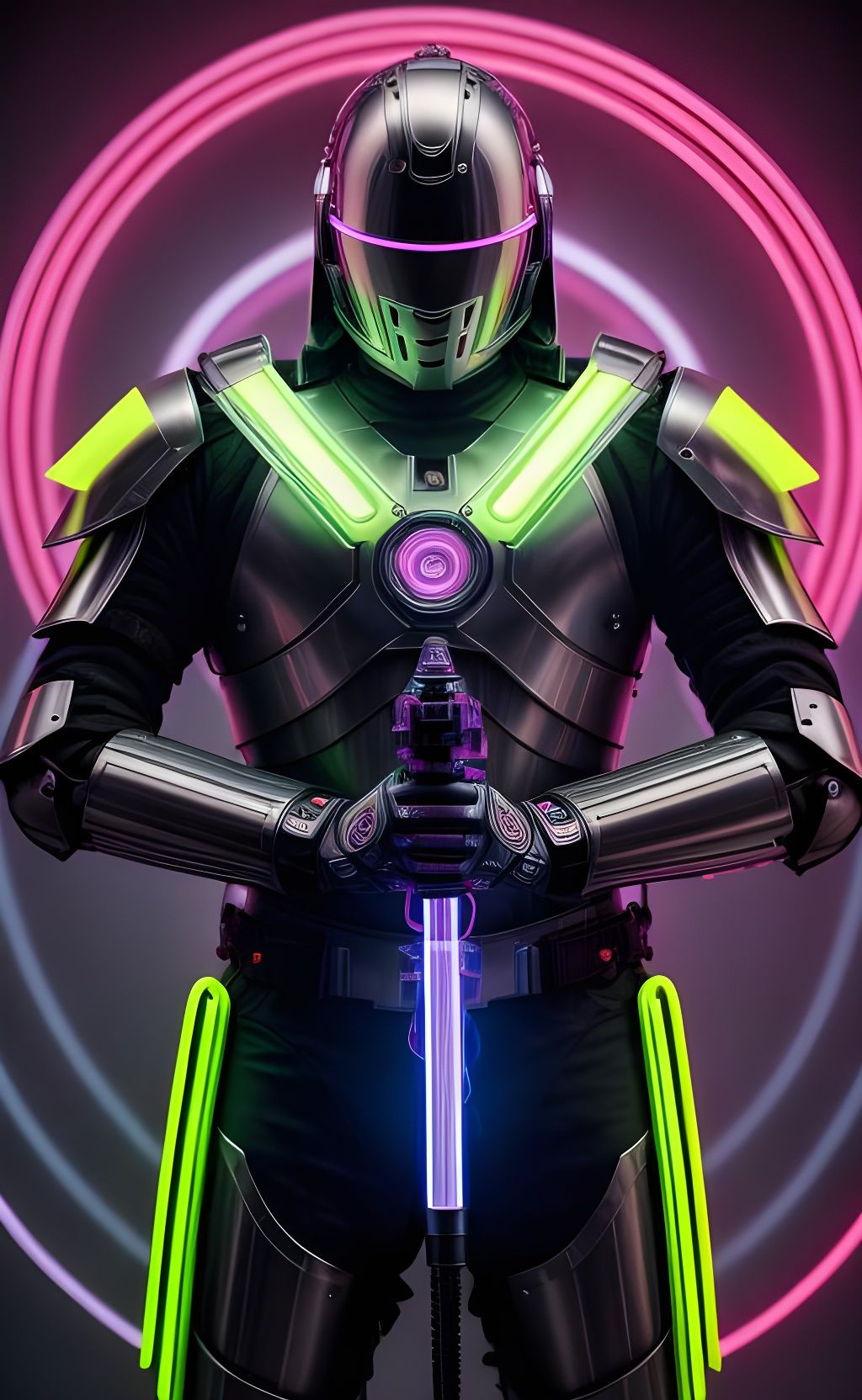 Cyber Knight - AI Generated Artwork - NightCafe Creator