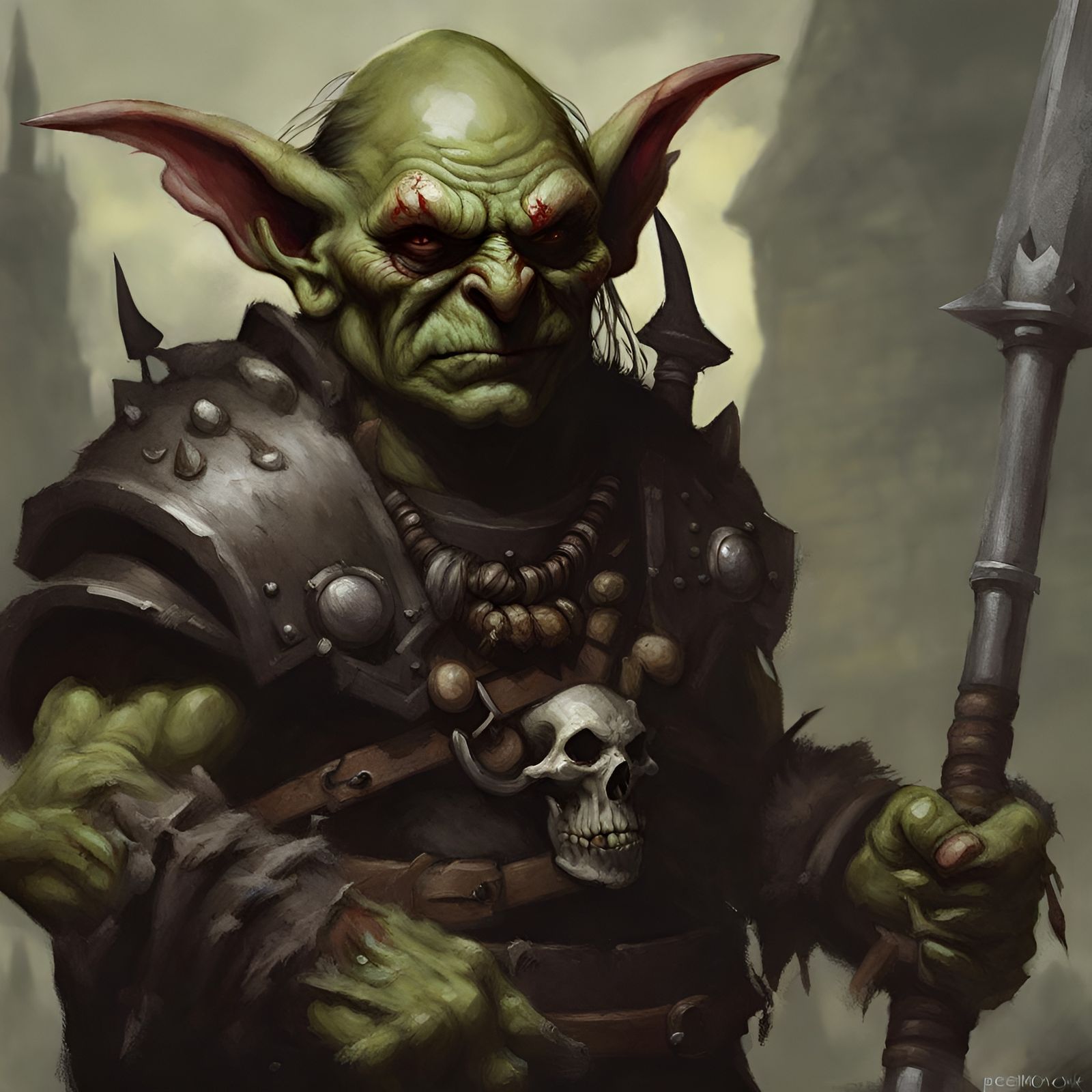 Goblin chieftain - AI Generated Artwork - NightCafe Creator