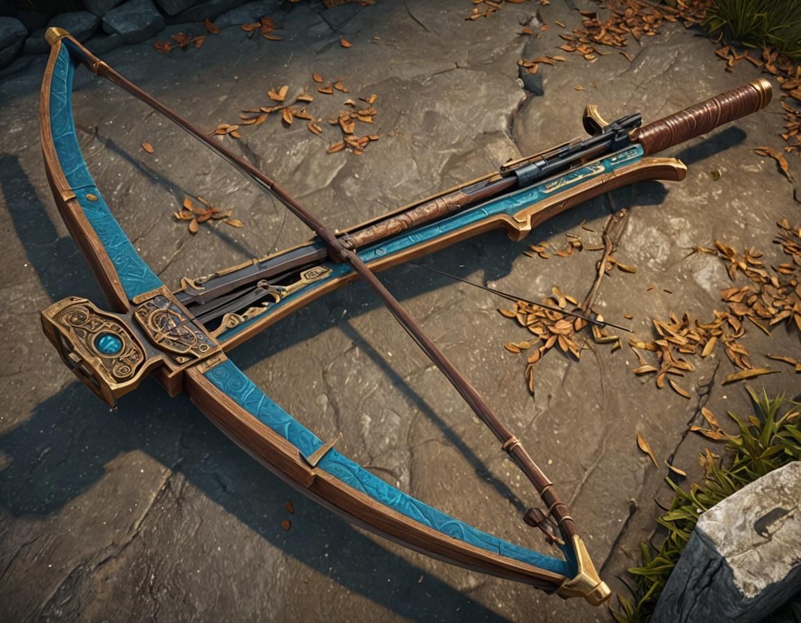 wooden crossbow weapon
