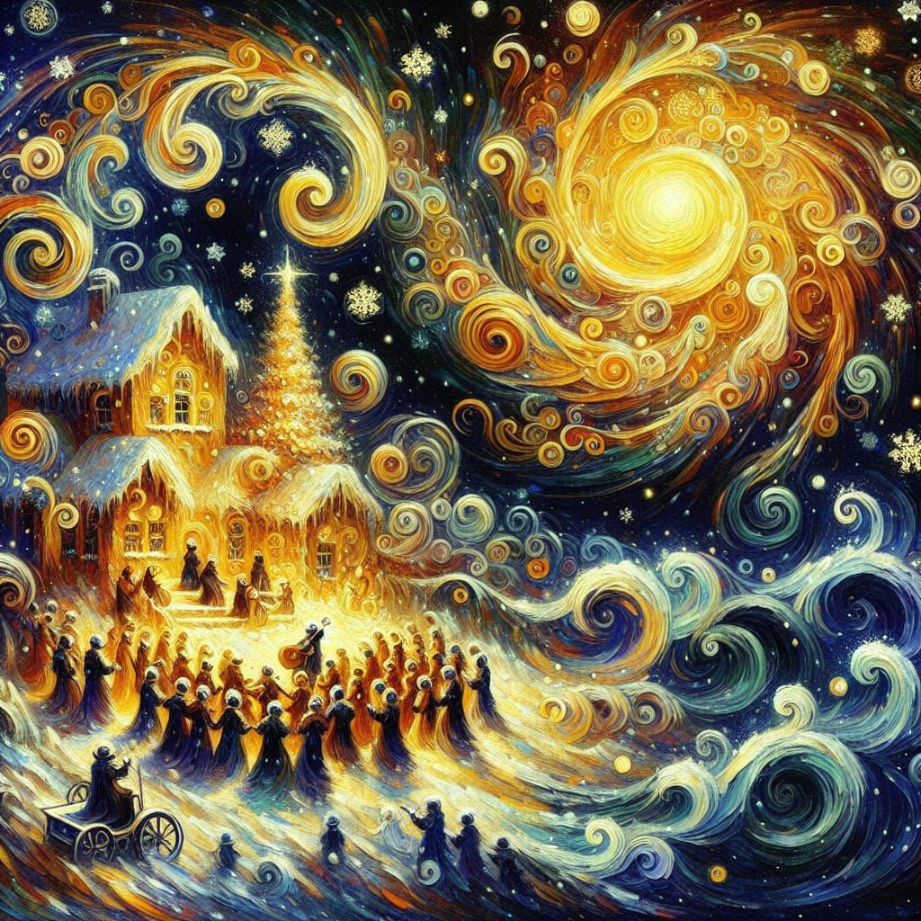 Christmas carol  by @Andrachiel