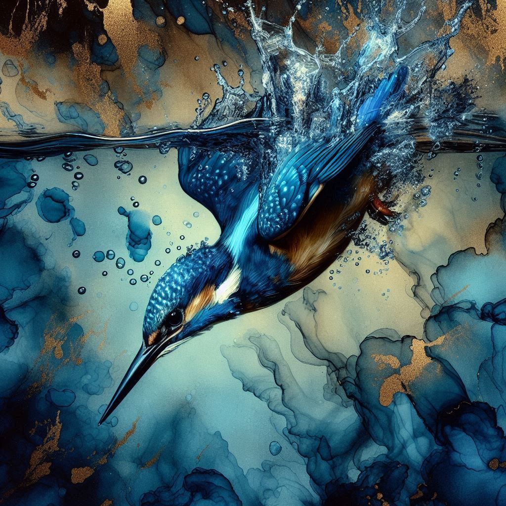Kingfisher Dive