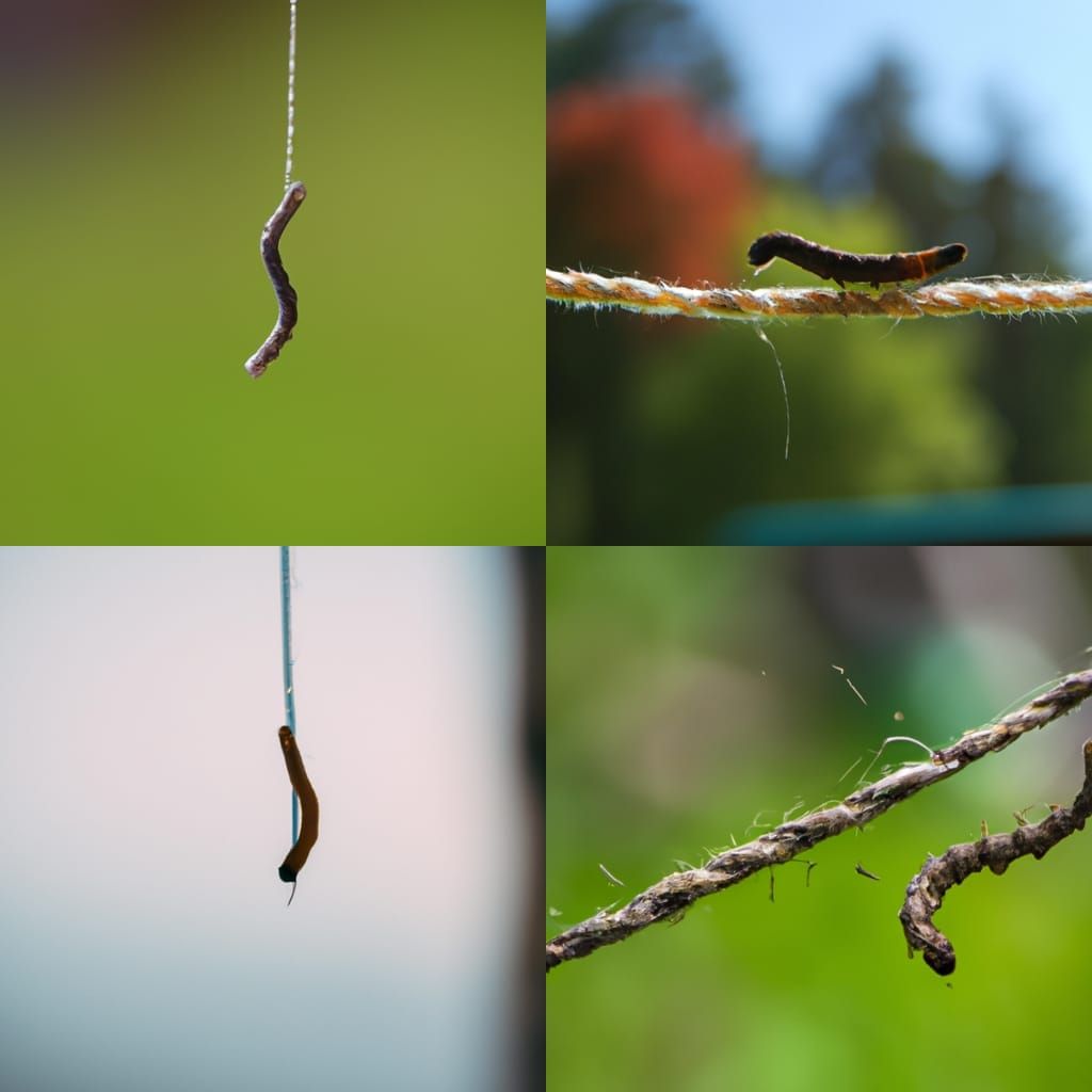 Worm on a string