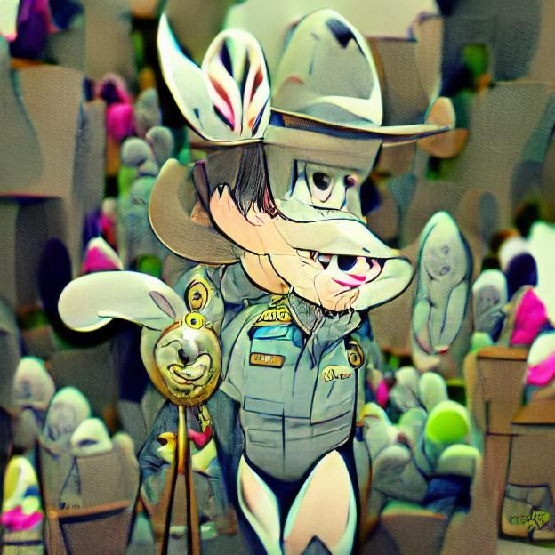Sheriff bunny