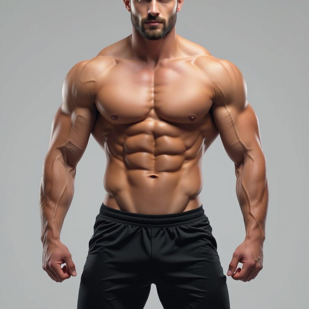 Male, Muscular, like Logan