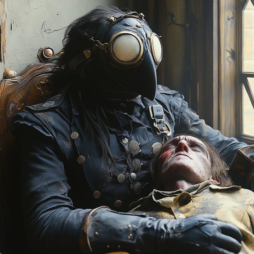 steampunk plague doctor
