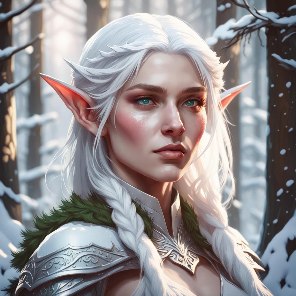 Snow Elf - AI Generated Artwork - NightCafe Creator