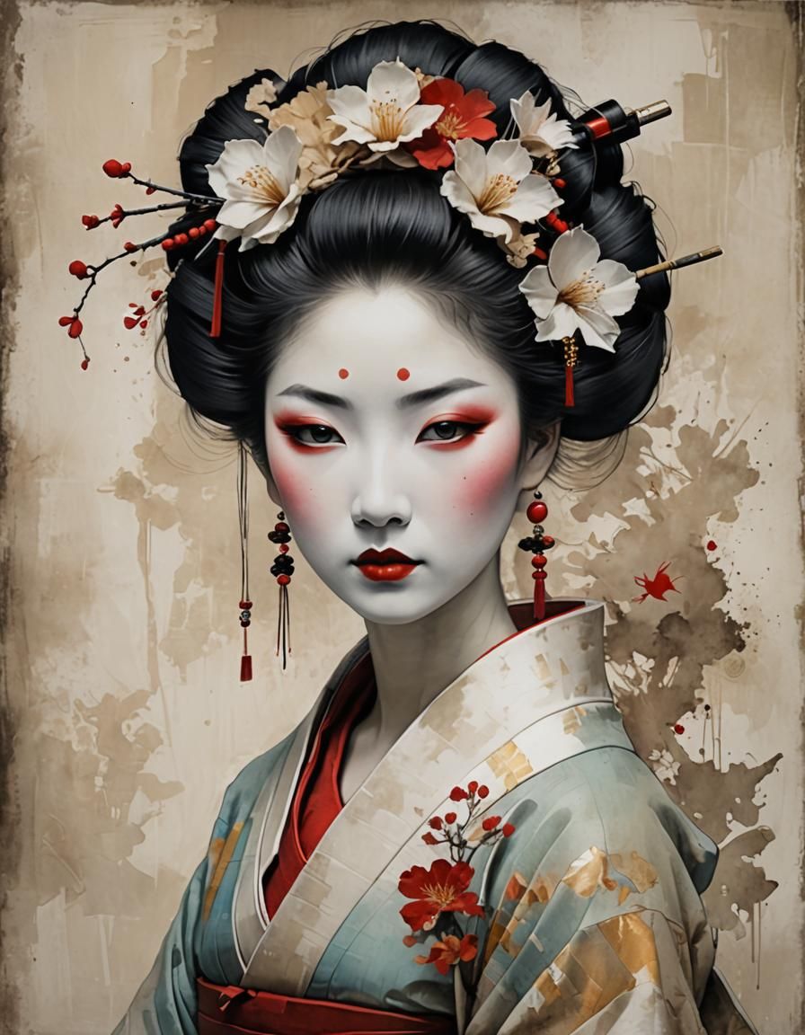 Portrait of a Geisha