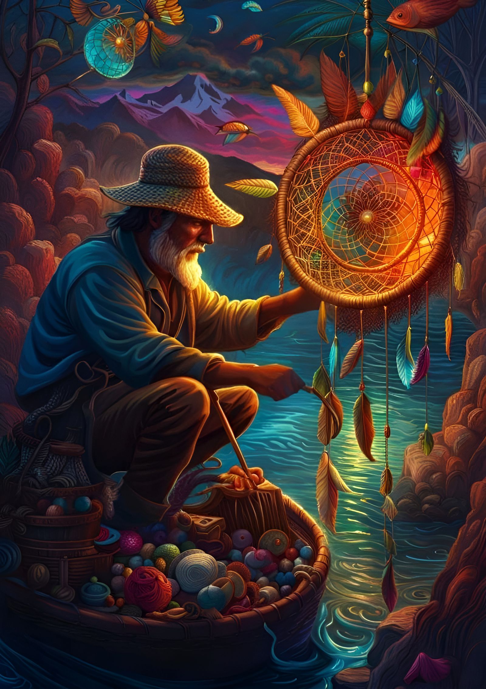 Catching Dreams  by @Quiet Volcano