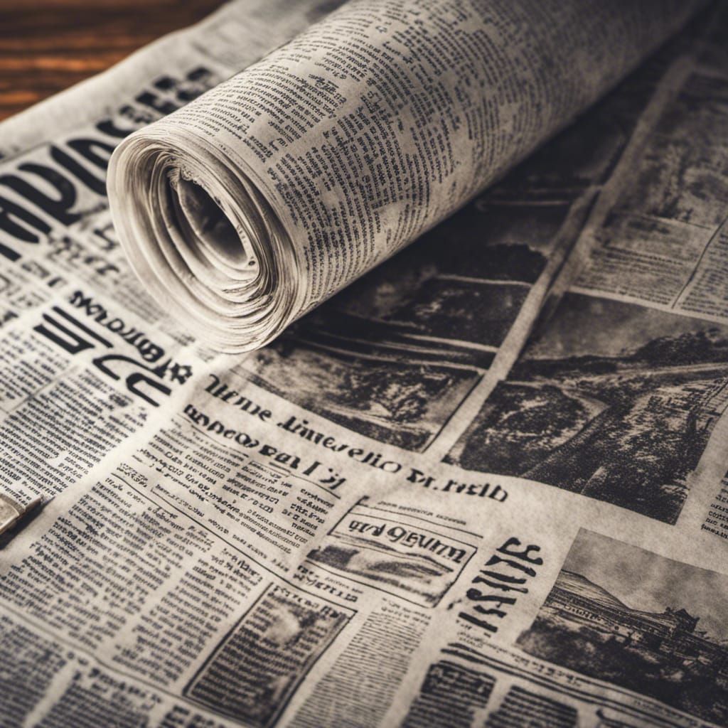 Newspaper - AI Generated Artwork - NightCafe Creator