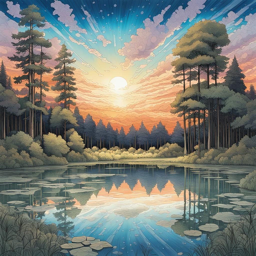 pond  by @Base the Bass