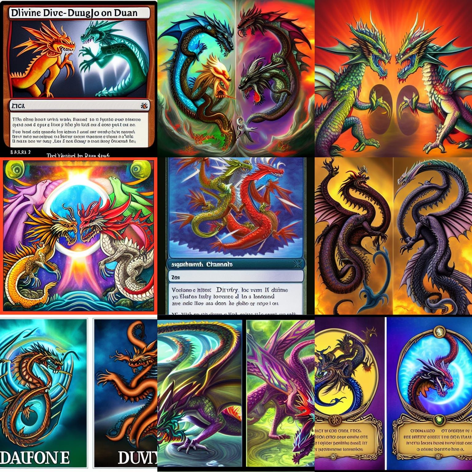 Divine Duality Dragons