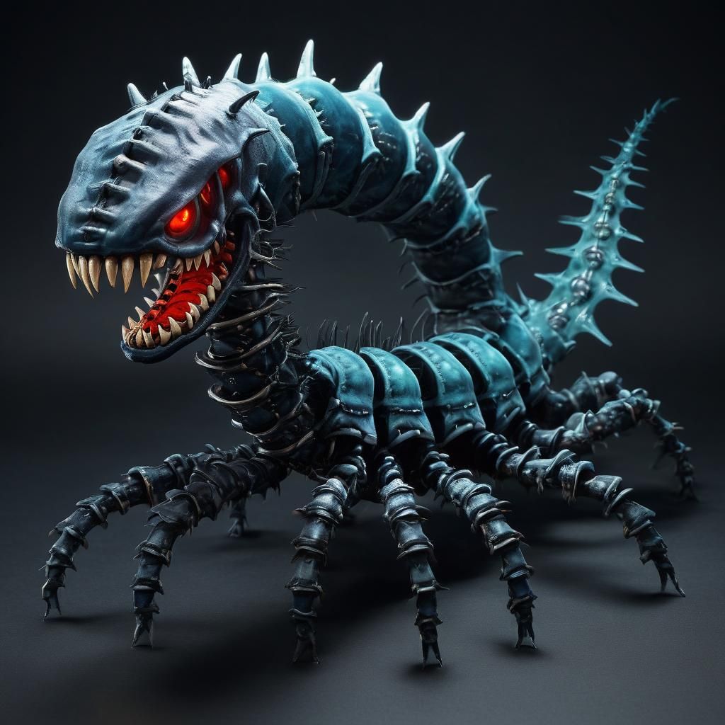 skull centipede haunter