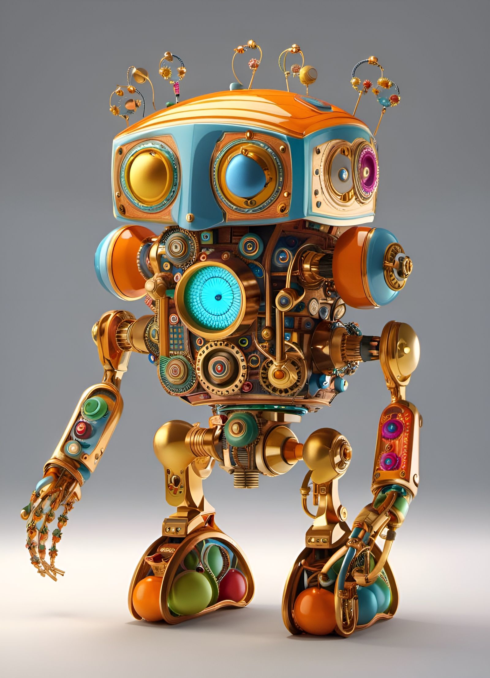 Psychedelic robot
