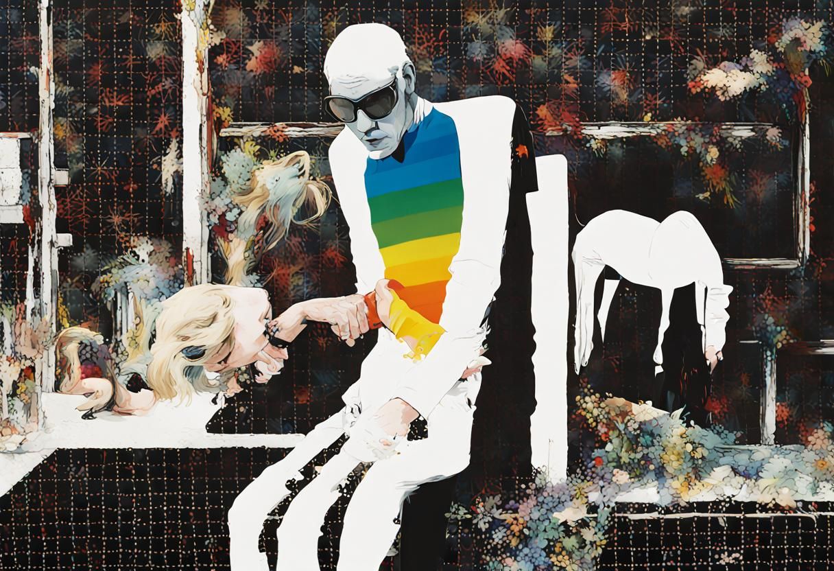 Surreal Transformation: A Paranoid Technicolor Photo Art Pri...