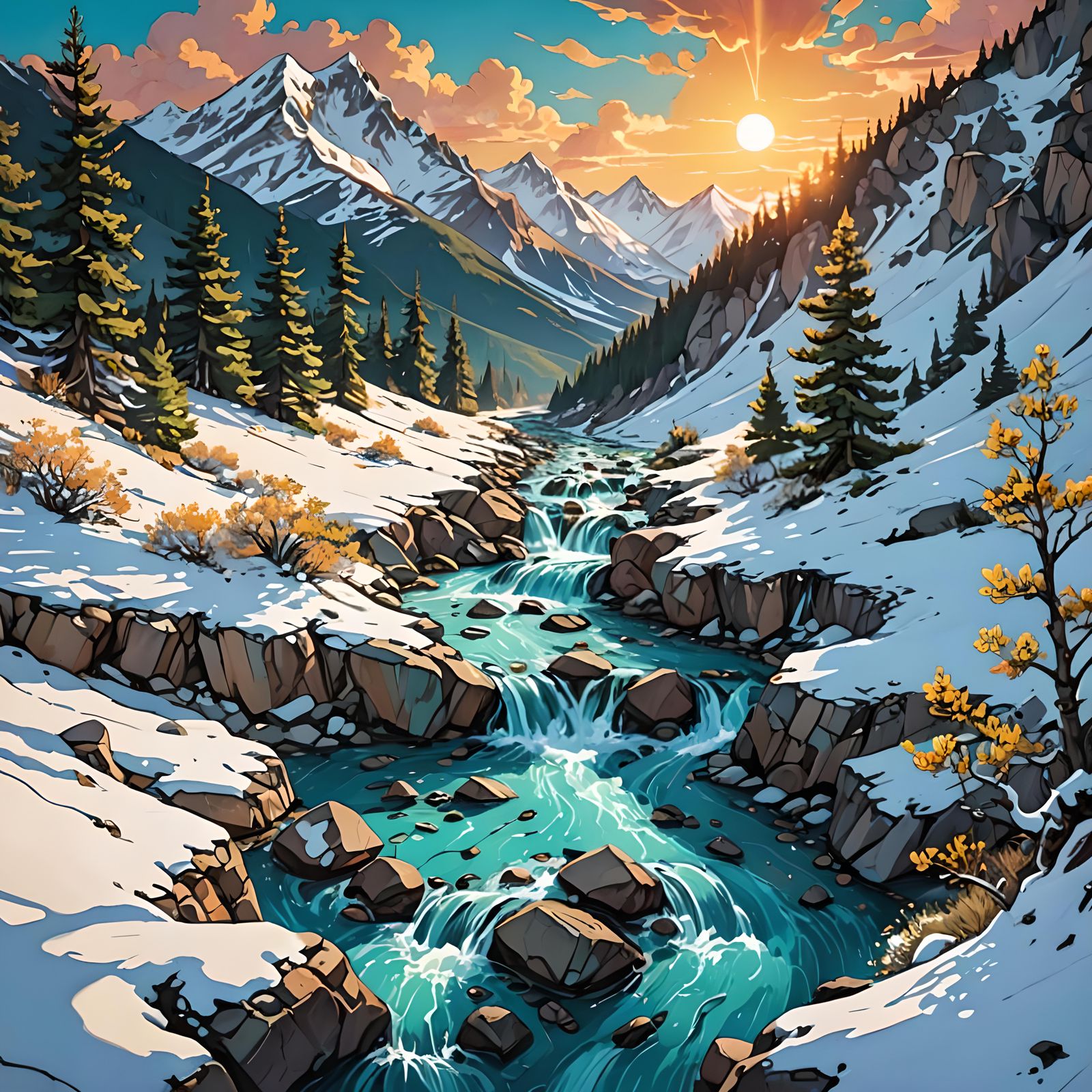 Mountain stream