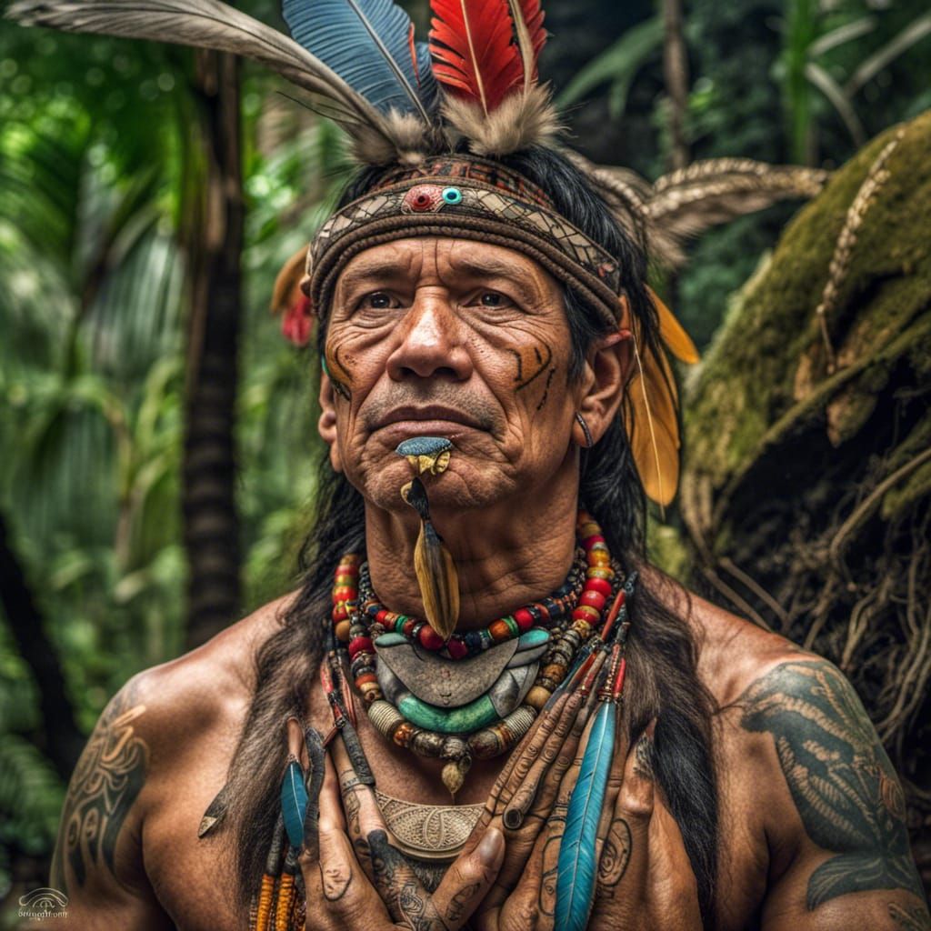 Amazonian Shaman   by @LVX1313