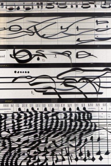 the flow of time; graphic score