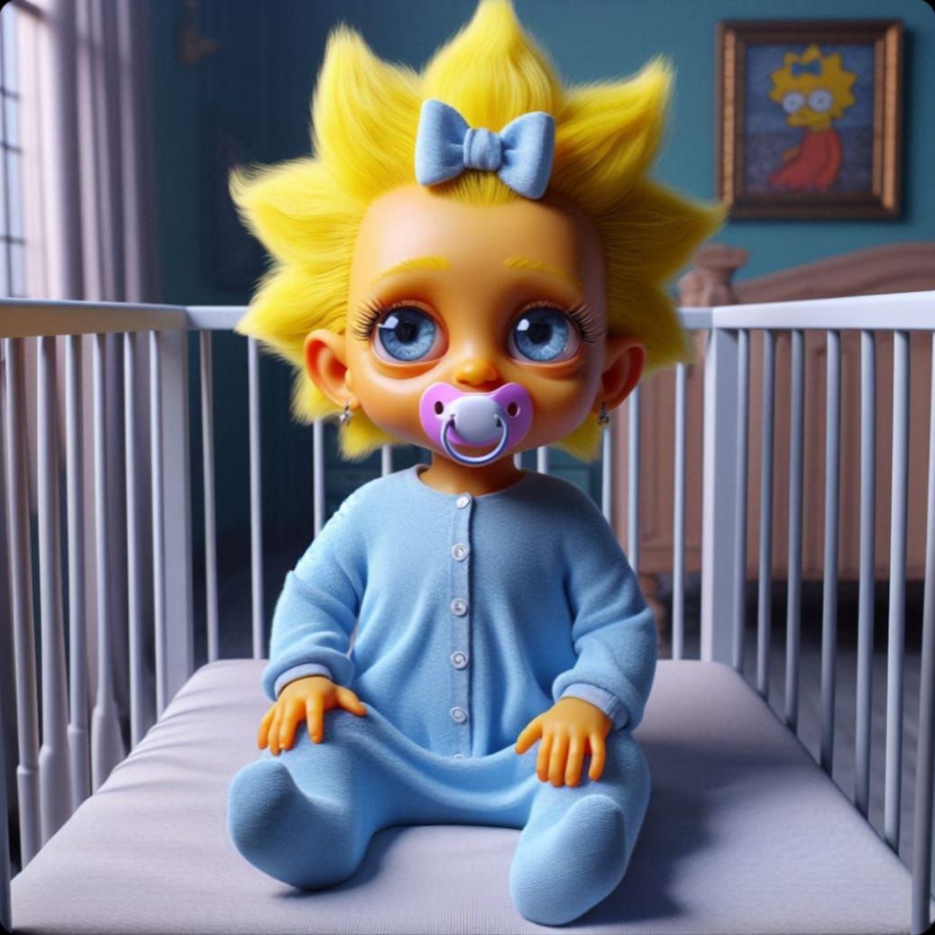 Maggie Simpson For Real