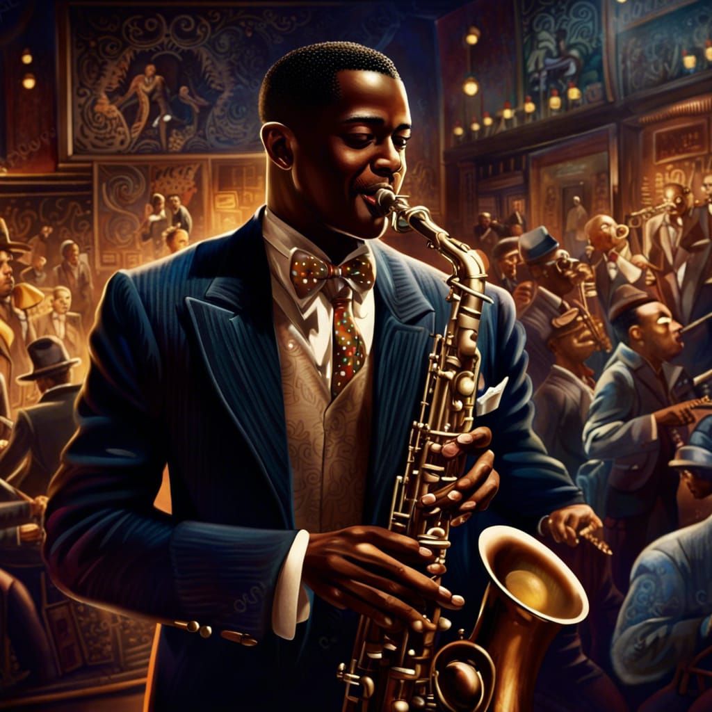 Jazz Club - AI Generated Artwork - NightCafe Creator