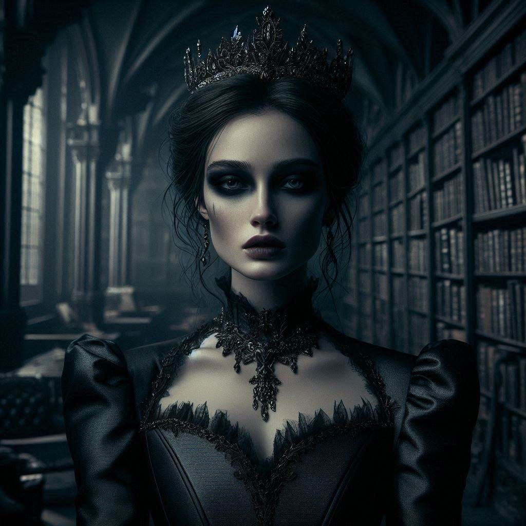 Dark Academia Princess