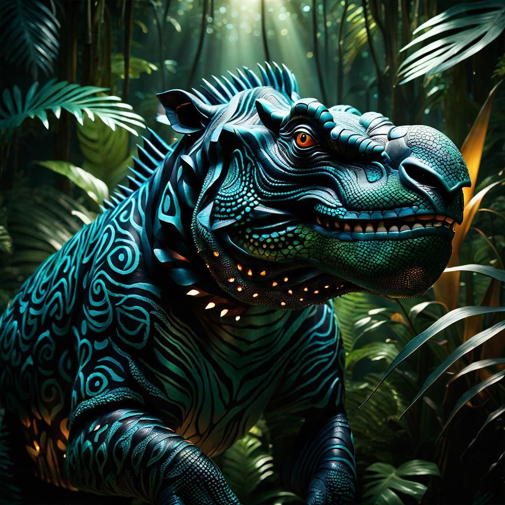 fantasy animal in the jungle
