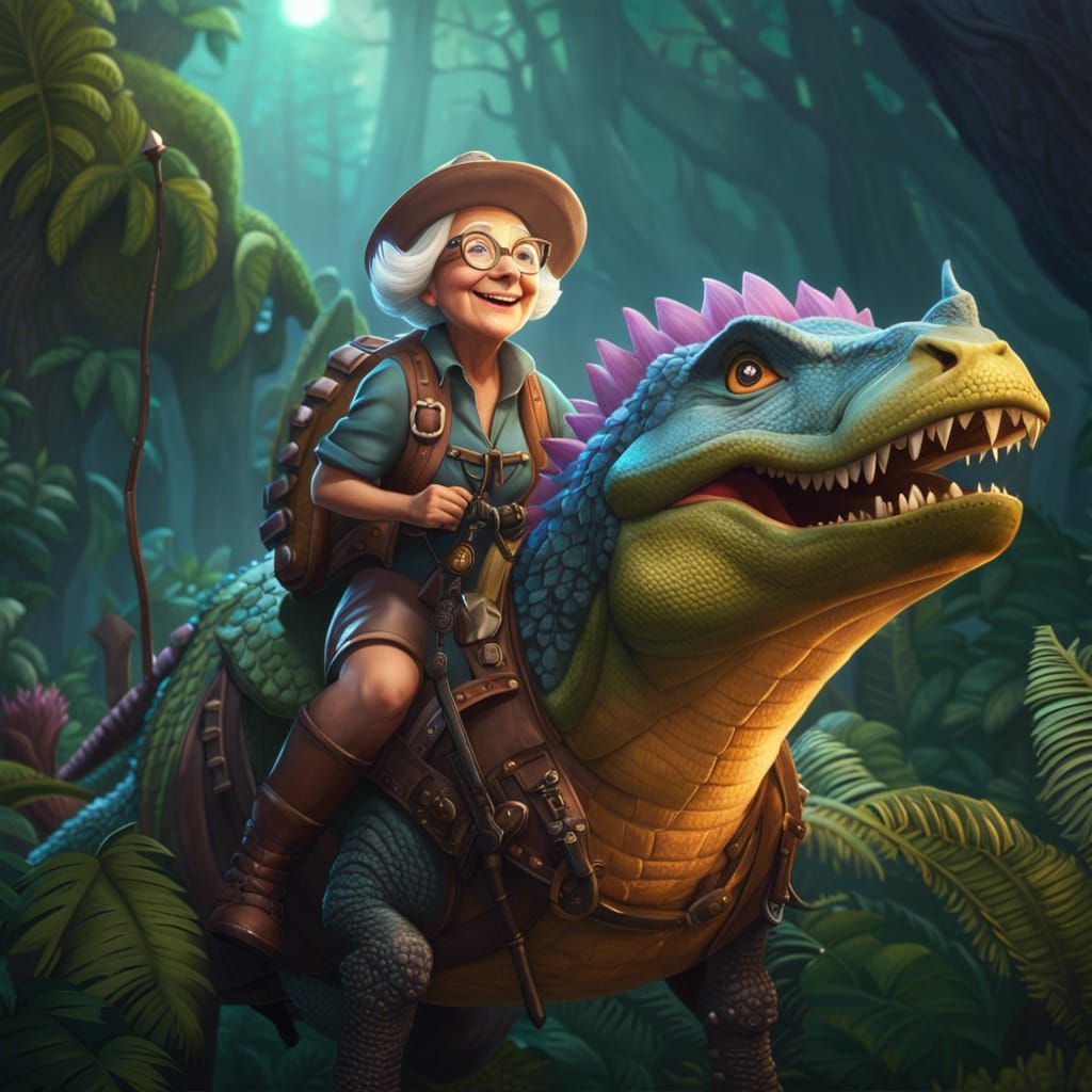 Jurrasic explorer  by @Mr Doodle