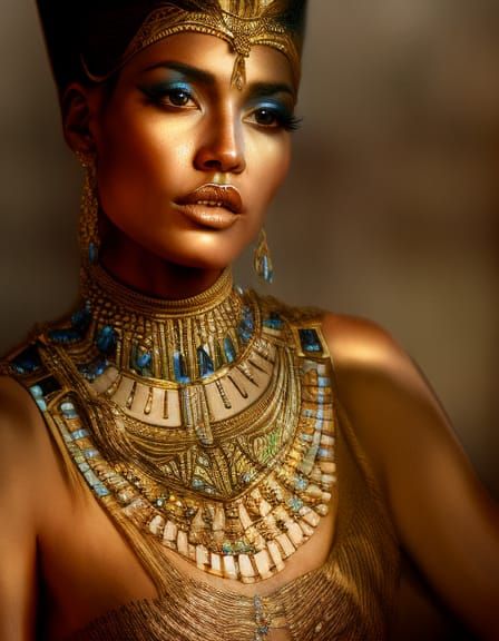 Queen Nefertiti - AI Generated Artwork - NightCafe Creator