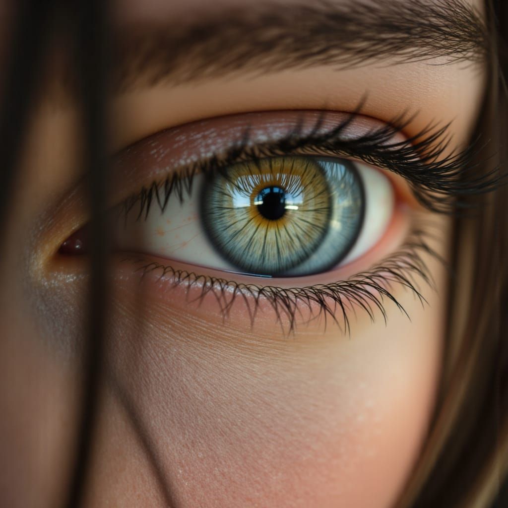 <lora:Sveta II:1.0> Ultra-realistic macro portrait of a woman’s eyes, occupying 90% of the frame. The irises are light gray, highly detailed...