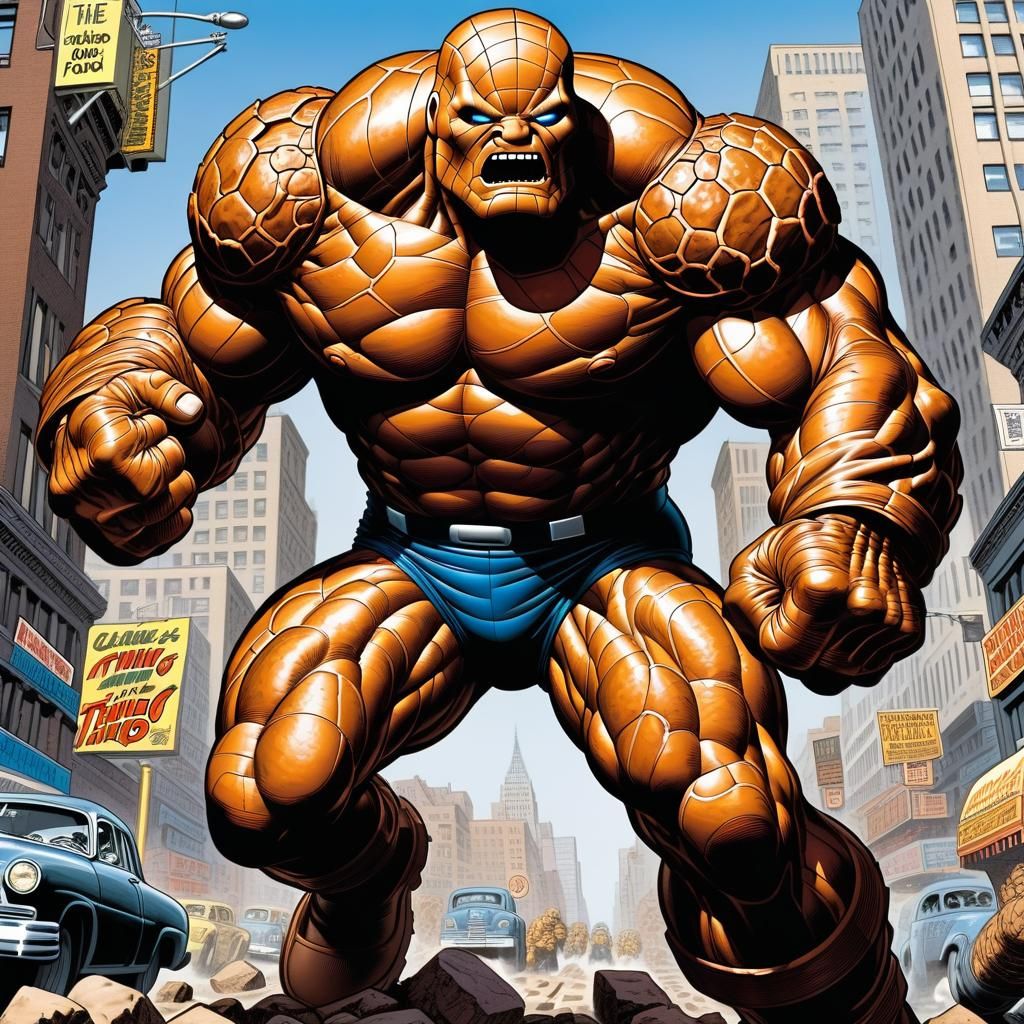 Ben Grimm aka The Thing - AI Generated Artwork - NightCafe Creator