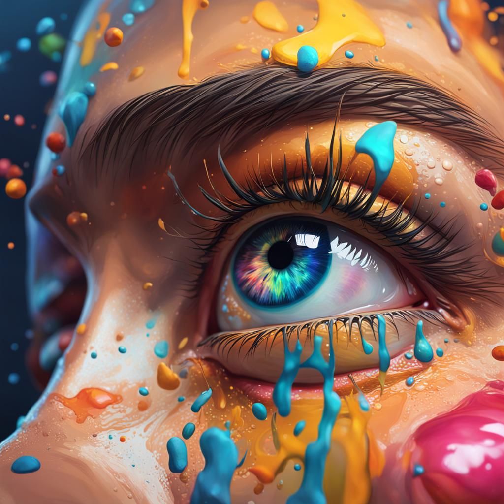 Hyperreal Eyes view - AI Generated Artwork - NightCafe Creator