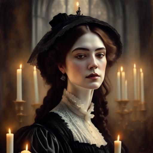 <lora:Painting Intensity:1.0> Oldschool glossy oil painting Renaissance Victorian, detailed eyes, ruffle, lace, collar, oldschool painting,...