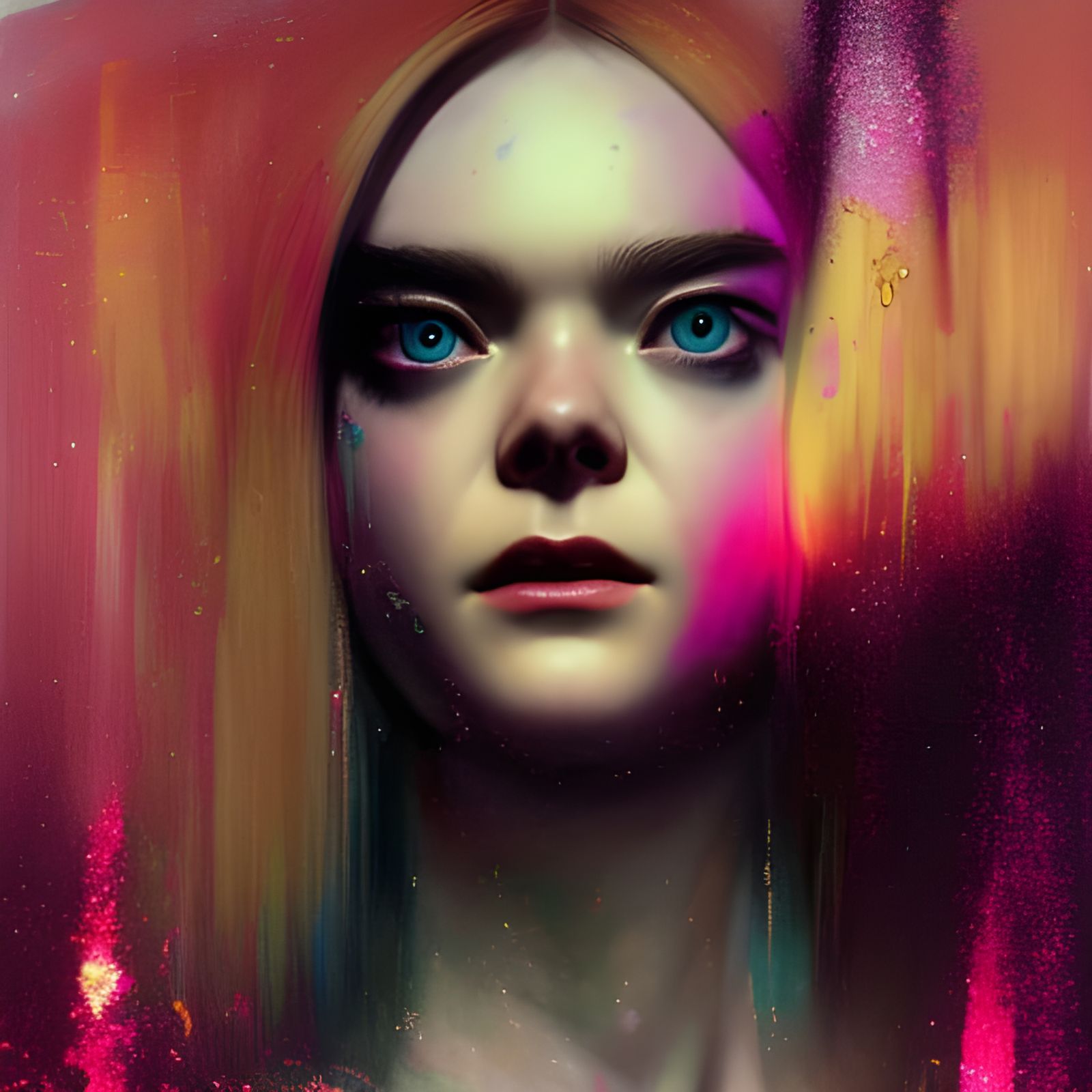 Elle Fanning™©®, Masterplayer, unofficial #1 - AI Generated Artwork ...