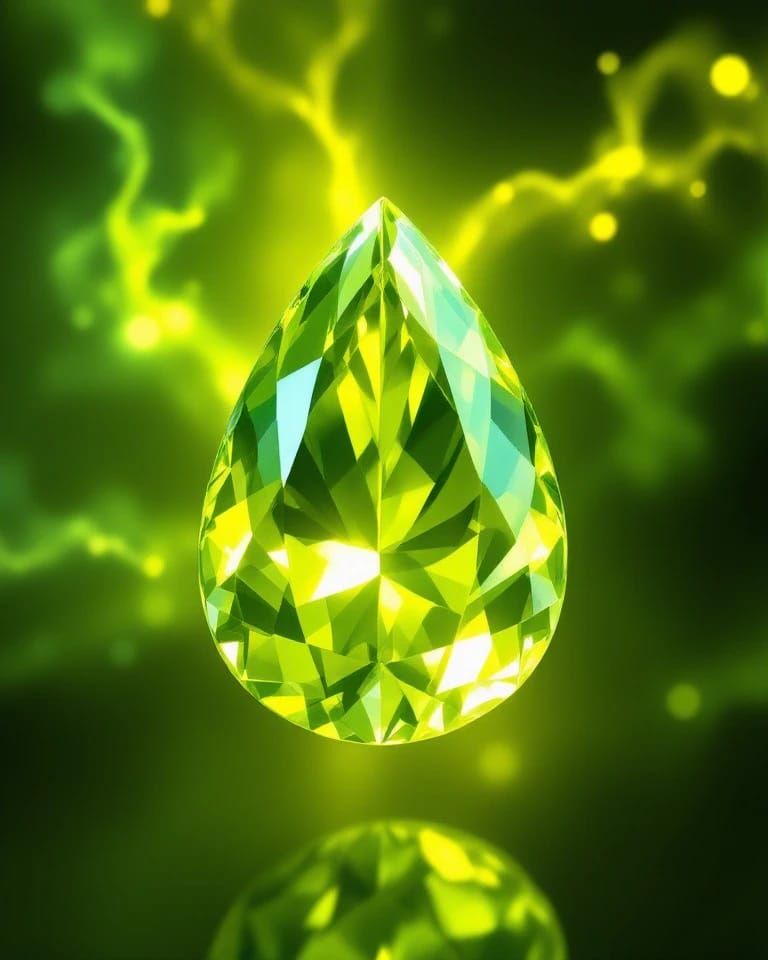 Ethereal Peridot Radiance