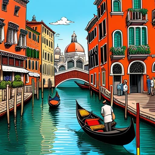 Venice - AI Generated Artwork - NightCafe Creator