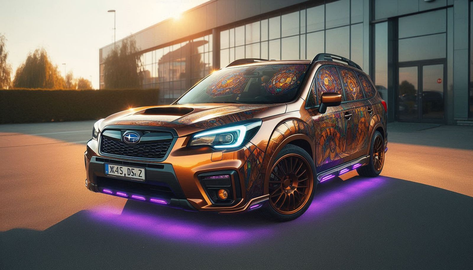 Bronze Subaru Forester