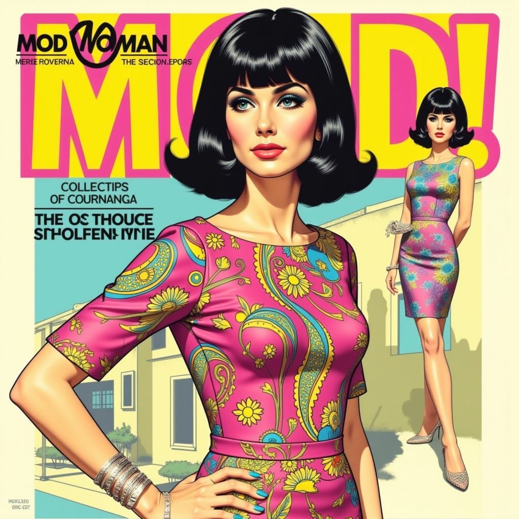 Mod Woman's Retro Fashion Magazine  by @RainyRightO