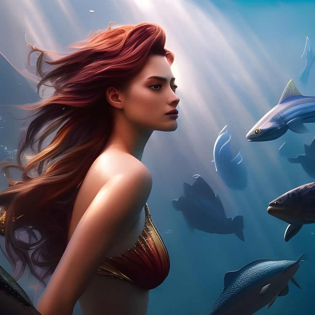 Mermaid  by @Windoula