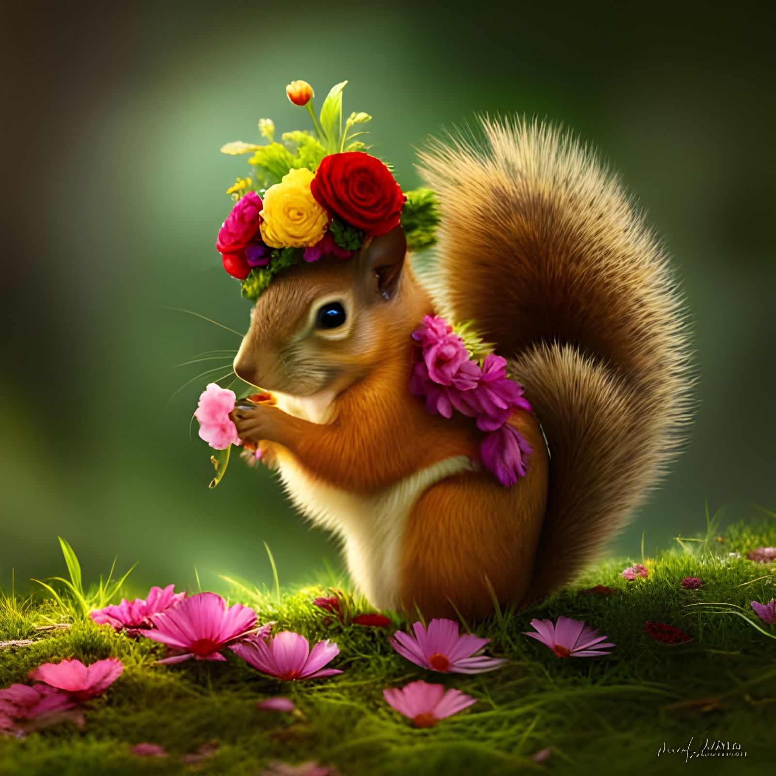 Flower girl  by @Accidentalrage