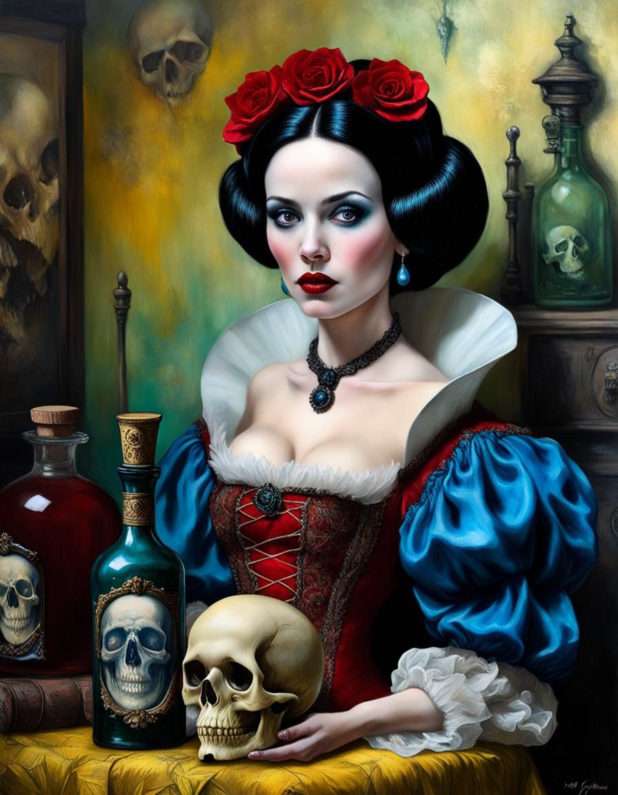 Snow white   by @Alfred Yarny