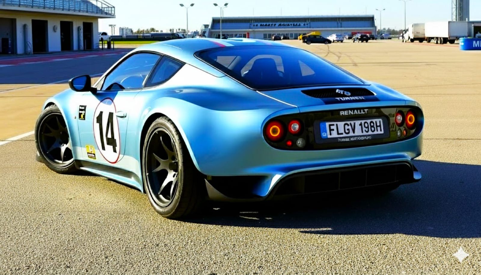 CCW Alpine Sprinter, Rear View
