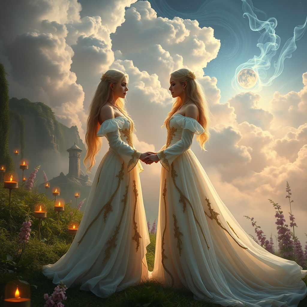 Enchanted Connection: Dreamlike Fantasy Art in 8k