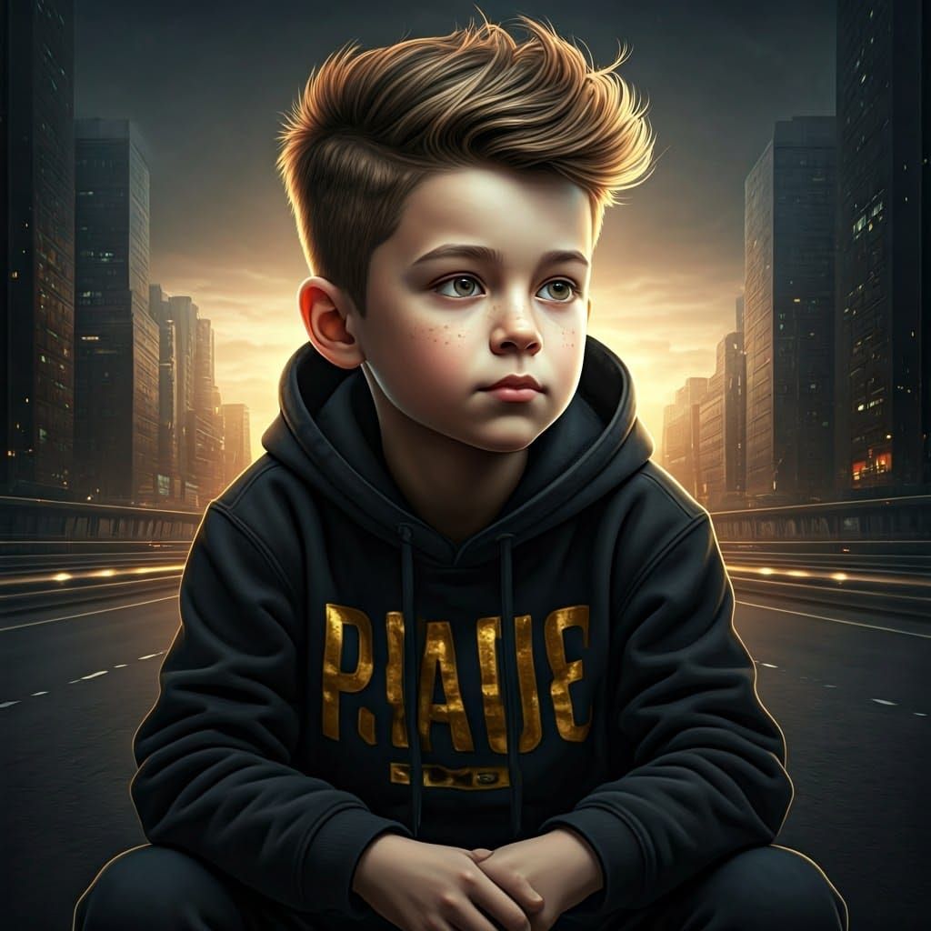 Streetwear Portrait in a Futuristic Urban Style