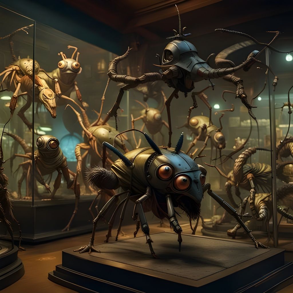 Insects room - AI Generated Artwork - NightCafe Creator