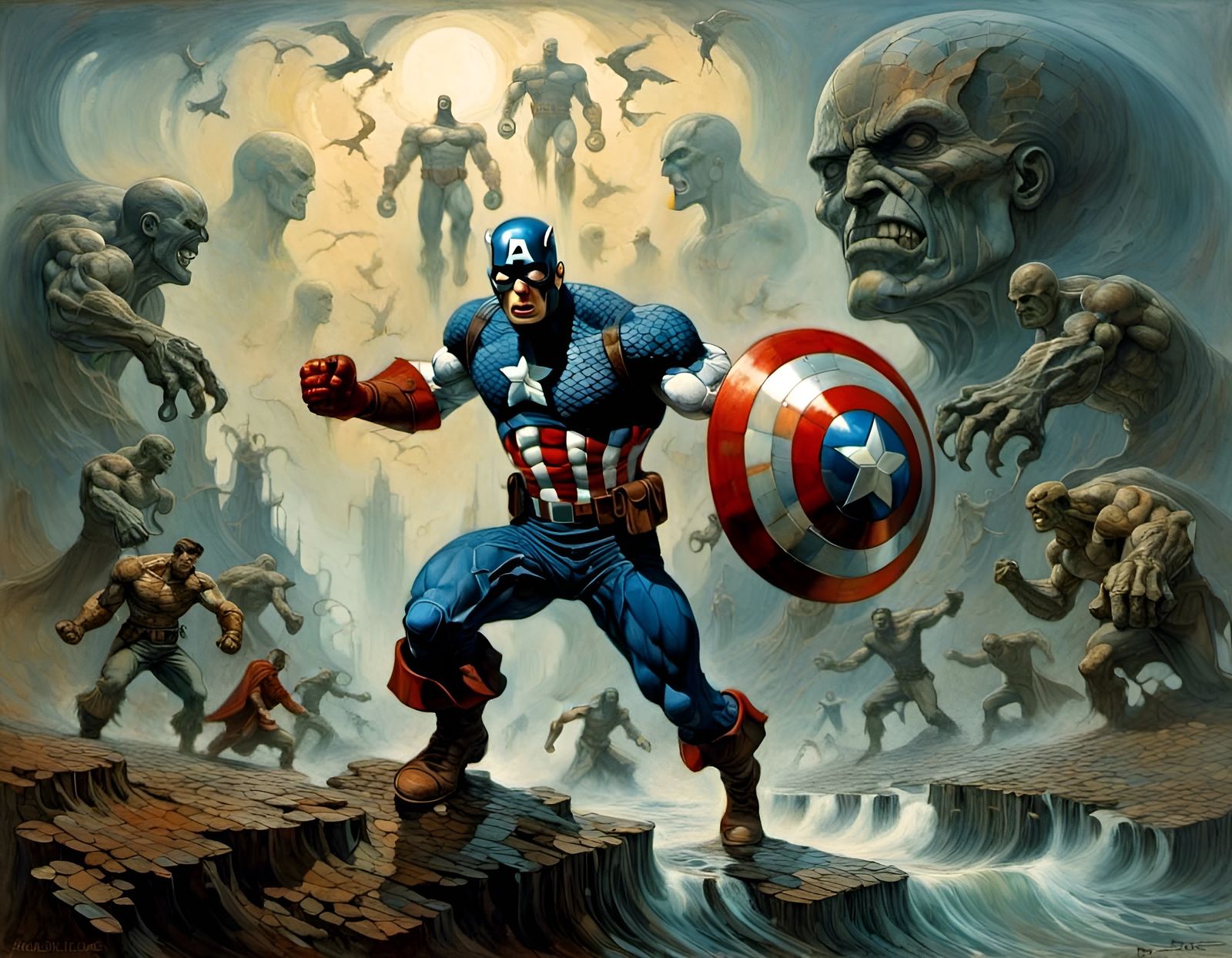 Captain America Vs. Ultron