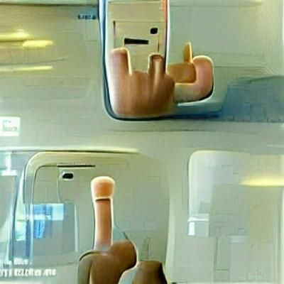 funny middle finger