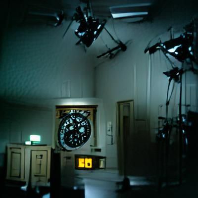A room full of clocks