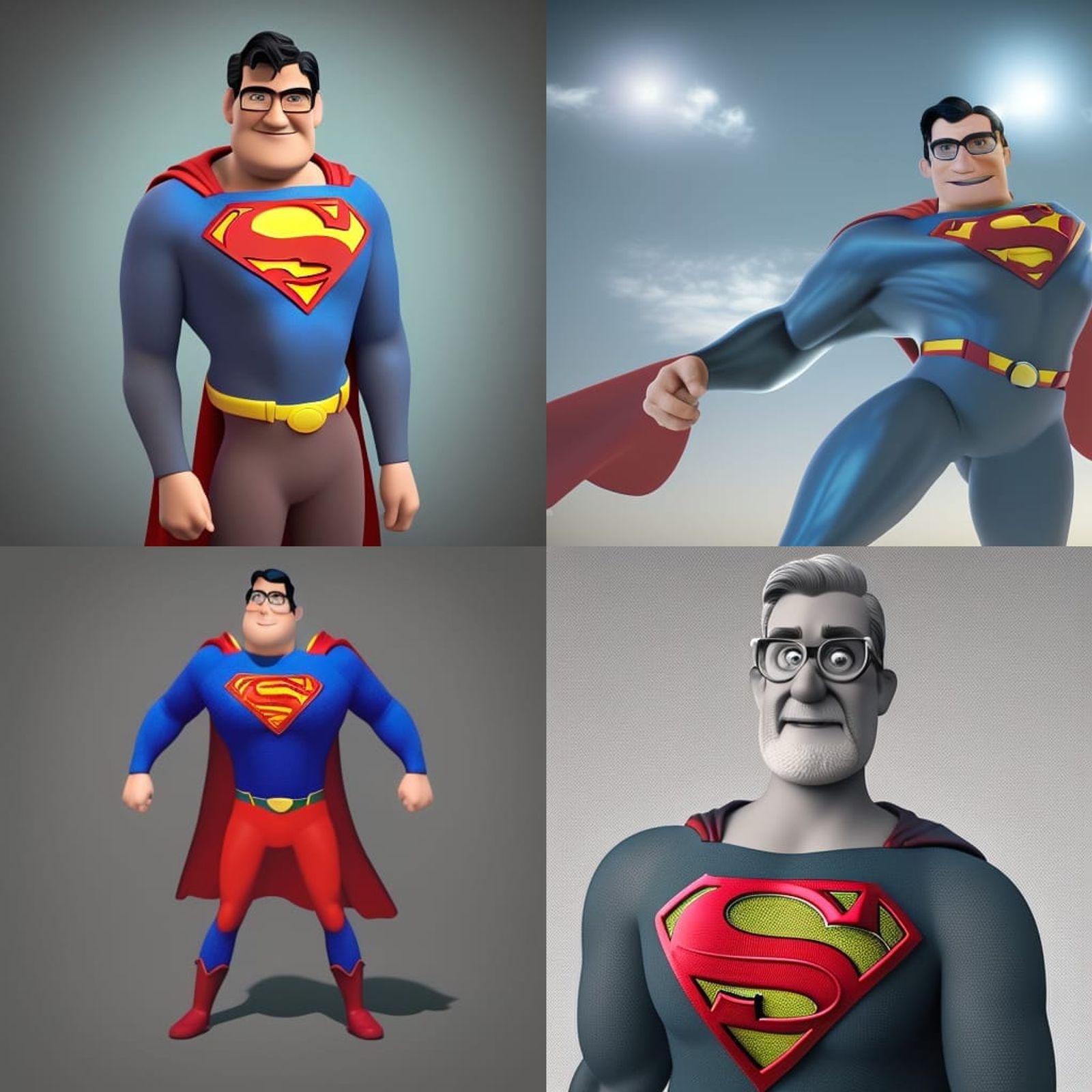 superman with a beard